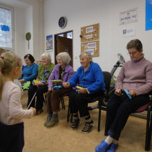 Vánoční besídka - návštěva dětí z mateřské školy